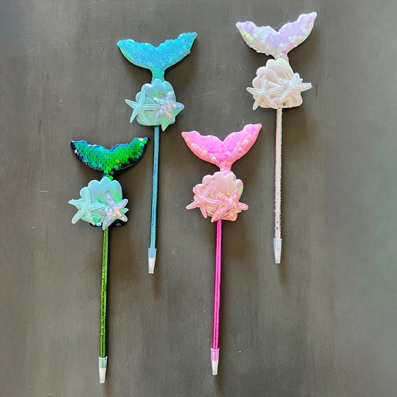 Silver Matte Metallic Tennis Racket Pickleball 7.5" Black Ink Pen More Pen Avail - Picture 5 of 5